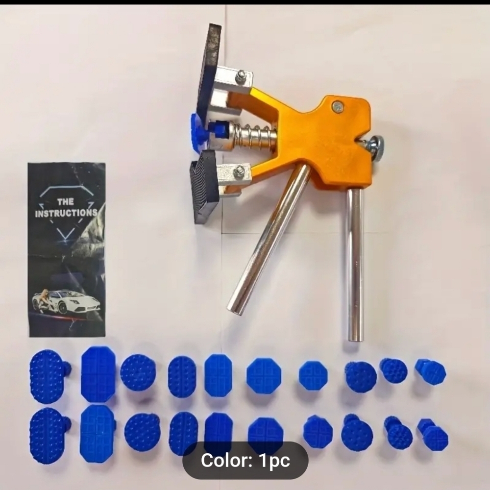 Fix Car Dents Instantly Body Dent Repair Kit With Puller Tabs & Mats